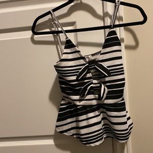 🎉2/$20 Super cute striped peplum top